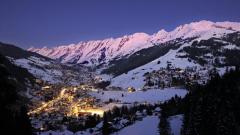 Luxury Commercial Ski Lodge - La Clusaz, coucher du soleil